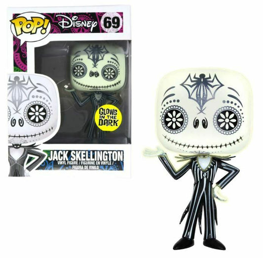 Disney - Jack Skellington (Day of the Dead) Glow in the Dark Pop! Vinyl #69