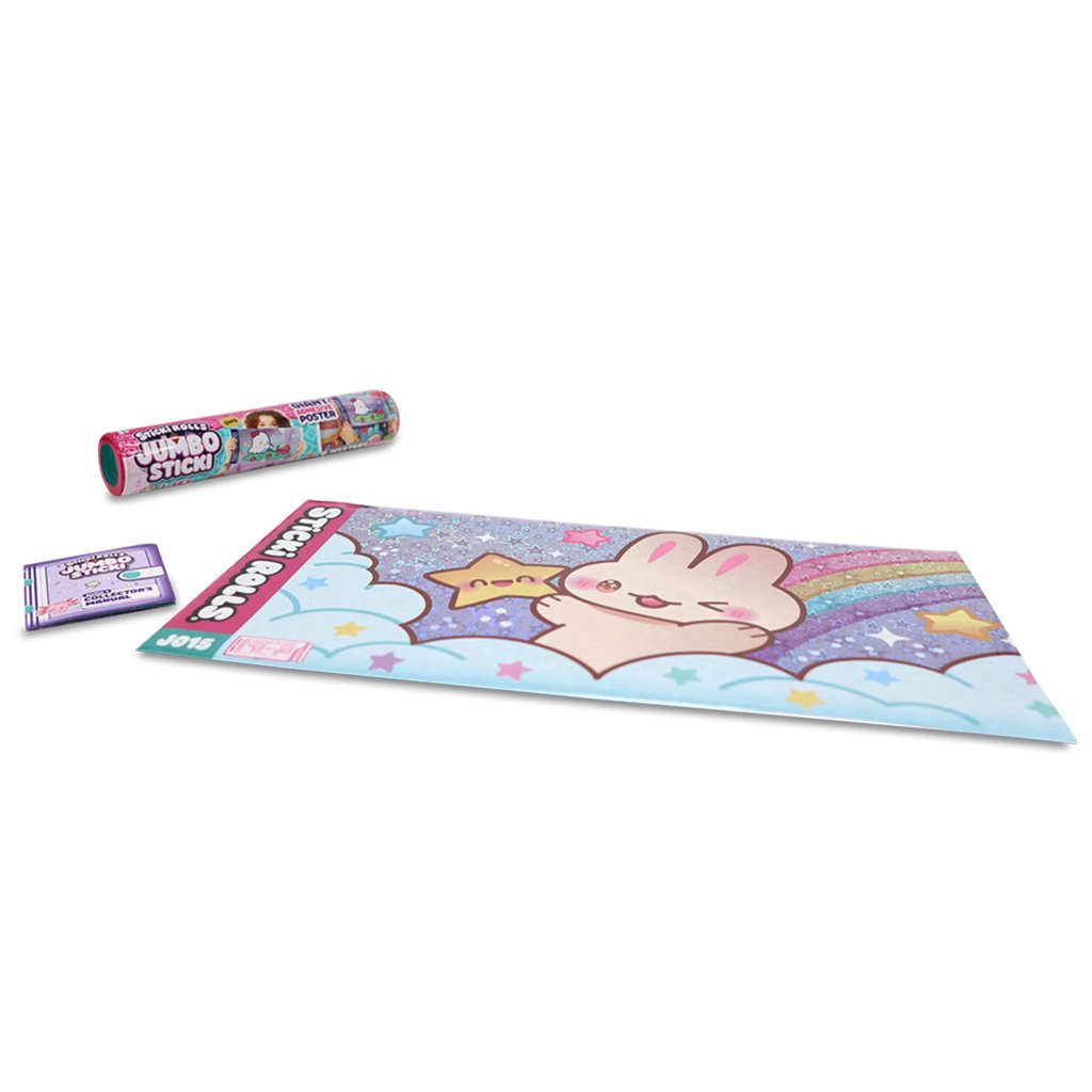 Sticki Rolls Jumbo Sticker Capsule Tube