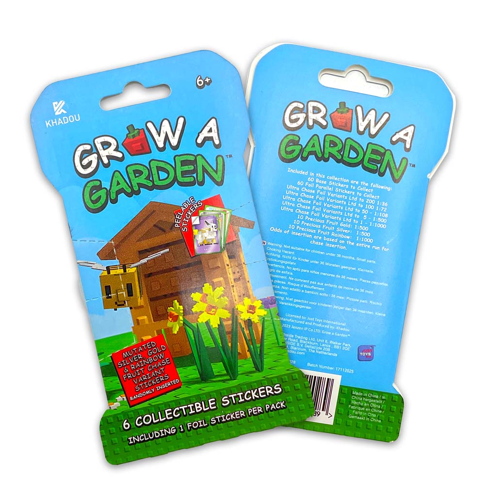 Grow a Garden - Collectible Sticker Card Hanger Packs (x24)