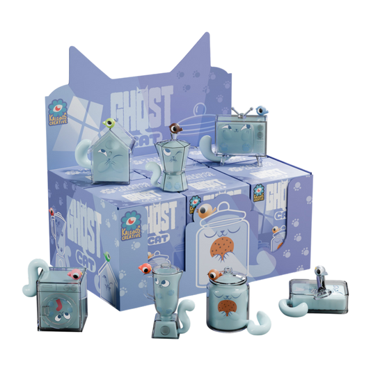 Kaleidos Creative - Ghost Cat Blind Box Series 1 (Display of 6)