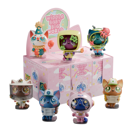 Kaleidos Creative - Widdle Baby, Big World Blind Box (Display of 6)