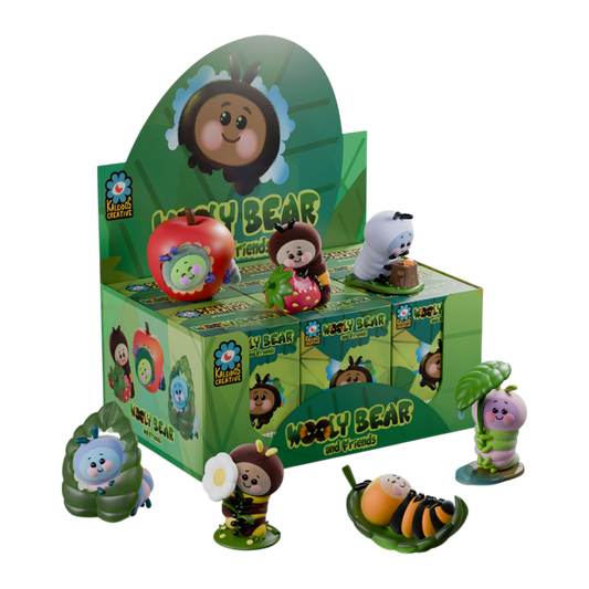Kaleidos Creative - Wooly Bear & Friends Blind Box Series 1 (Display of 6)