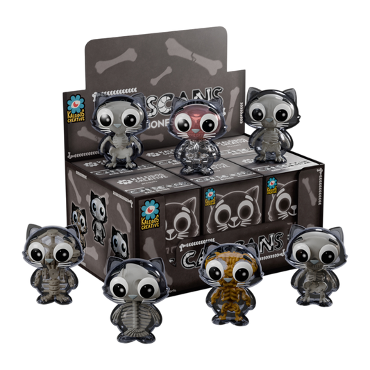Kaleidos Creative - Catscans Bare Bones Blind Box Series 2 (Display of 6)