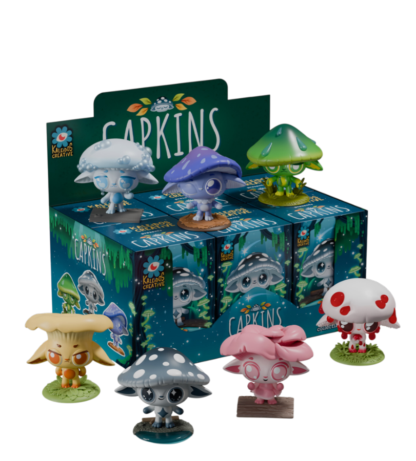 Kaleidos Creative - Capkins Blind Box Assortment (Display of 6) (Series 2)