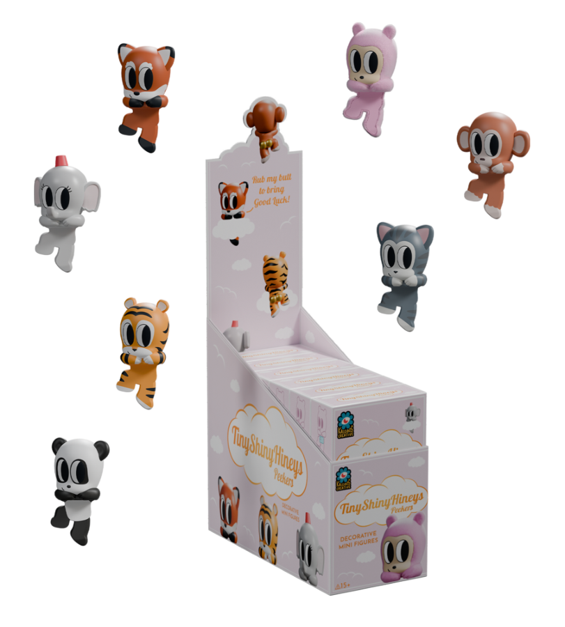 Kaleidos Creative - Tiny Shiny Hiney Peakers Blind Box Assortment (Display of 6)