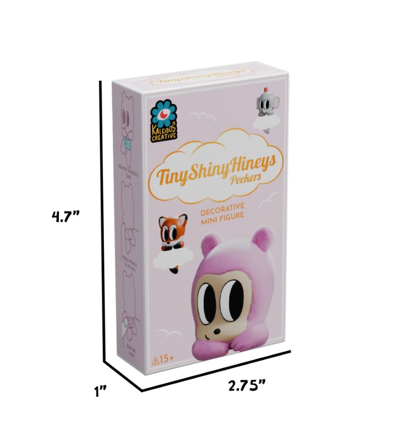 Kaleidos Creative - Tiny Shiny Hiney Peakers Blind Box Assortment (Display of 6)