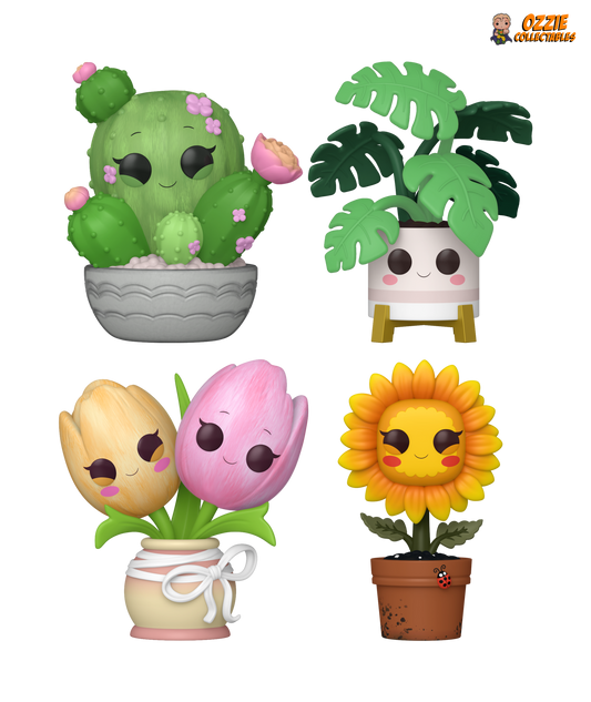 Kawaii Plants Bundle - 4 POP! Vinyls
