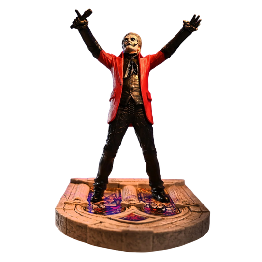 Ghost - Papa Emeritus 4 (Red Jacket) Rock Iconz Statue