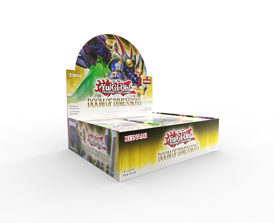 YuGiOh Doom Of Dimensions - 9 x Card Booster