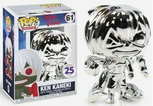 Tokyo Ghoul - Ken Kaneki (Silver Chrome) POP! Vinyl #61