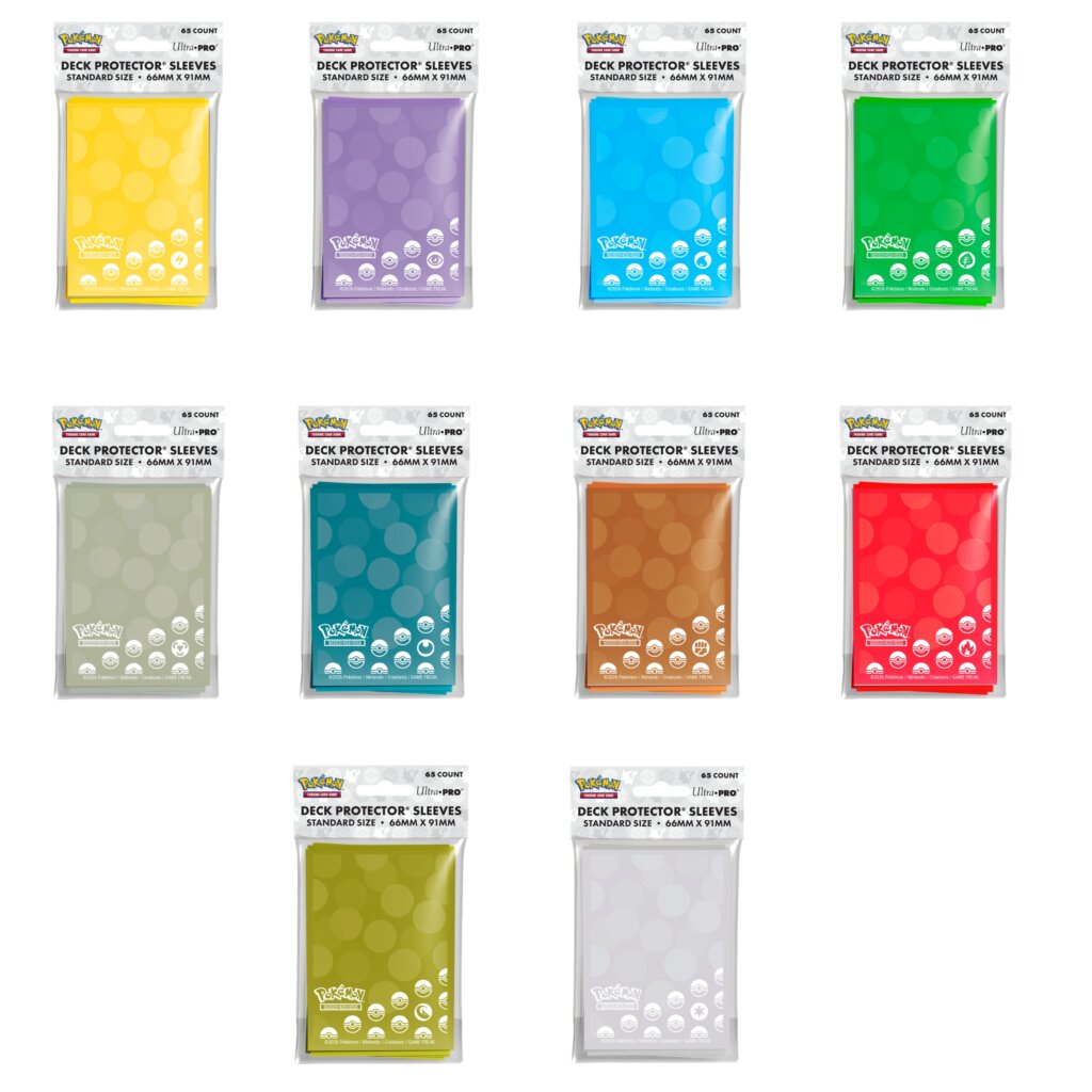 Ultra Pro Pokemon Energy 65ct Deck Protector Sleeves Assortment