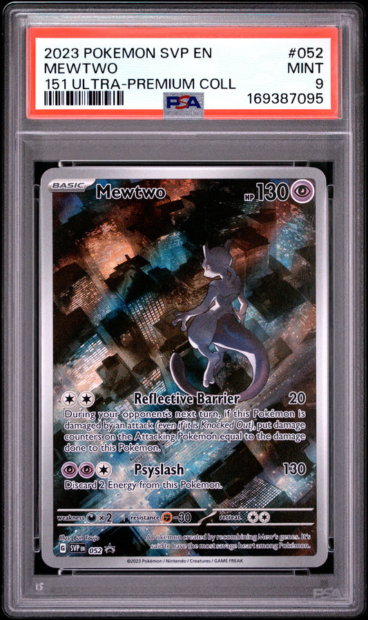 2023 Pokemon Svp En-Sv Black Star Promo 052 Mewtwo 151 Ultra-Premium Coll