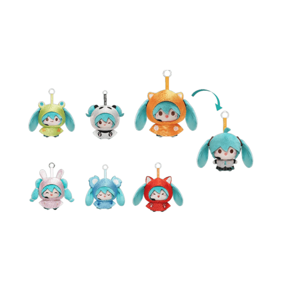 Hatsune Miku - Raining Day Plush Series (Display of 6)