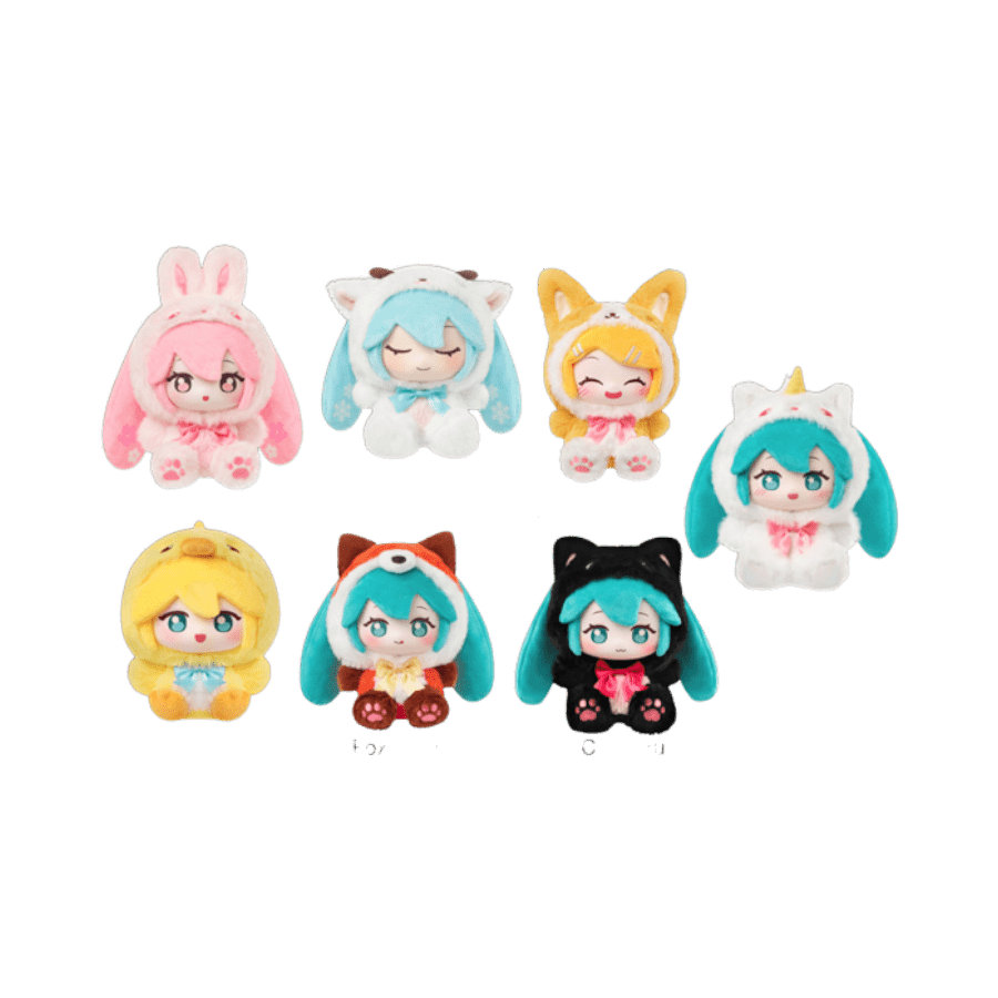 Hatsune Miku - Vinyl & Plush Forest Cute Figures (Size S) (Display of 6)