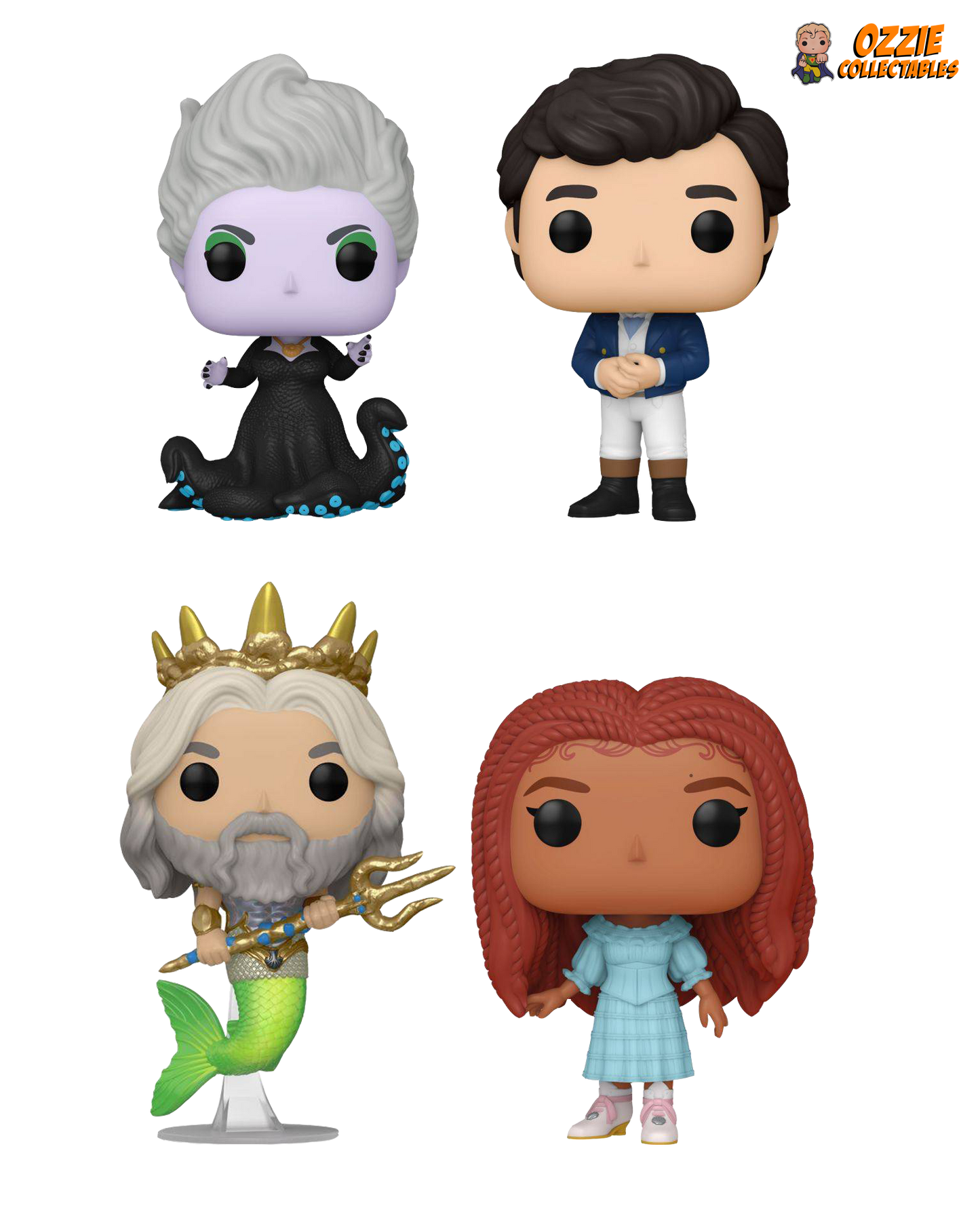 Little Mermaid (2023) Bundle - 4 POP! Vinyls