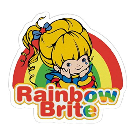 Rainbow Brite - 4" Backpack Clips (Display of 12)