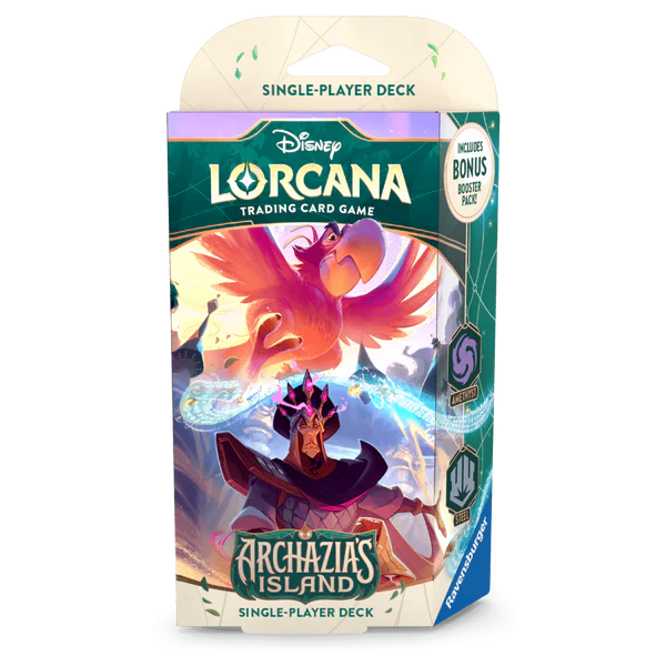 Disney Lorcana TCG - S7 Archazia's Island Starter Deck: Amethyst & Steel