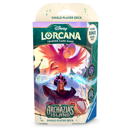 Disney Lorcana TCG - S7 Archazia's Island Starter Deck: Amethyst & Steel
