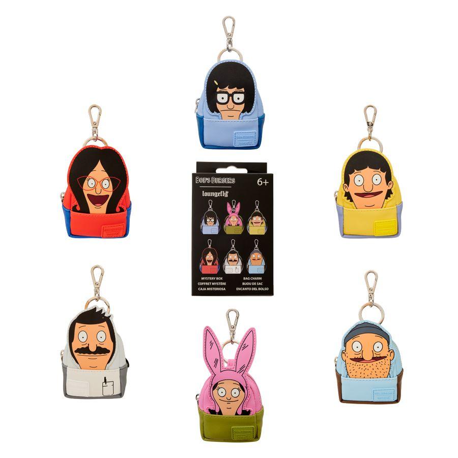 Bob’s Burgers - Mystery Mini Backpack Keychain Charm (Display of 15)