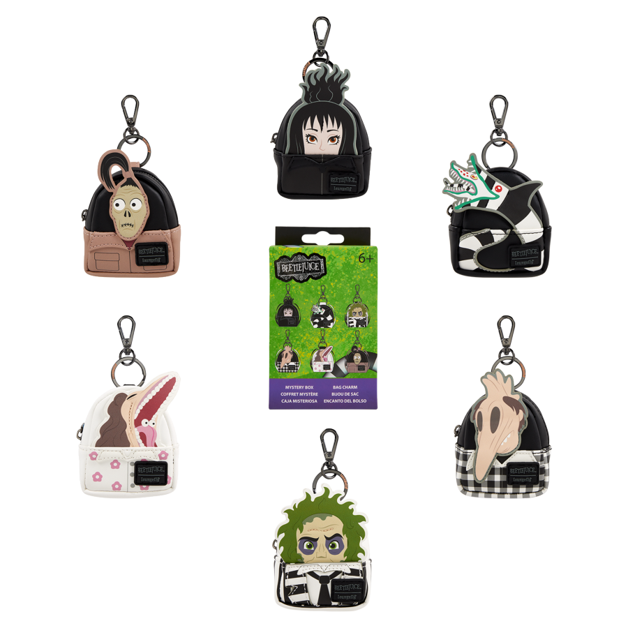 Beetlejuice - Beetlejuice Mystery Mini Backpack Bag Charm (Display of 15)