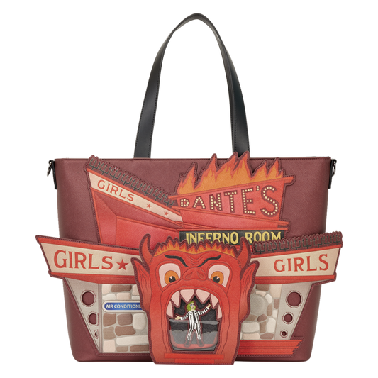 Beetlejuice - Beetlejuice Inferno Room Tote Bag with Coin Bag