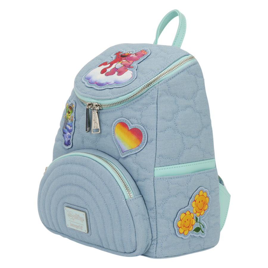 Care Bears - Care Bears x Sesame Street Denim Mini Backpack with Coin Bag