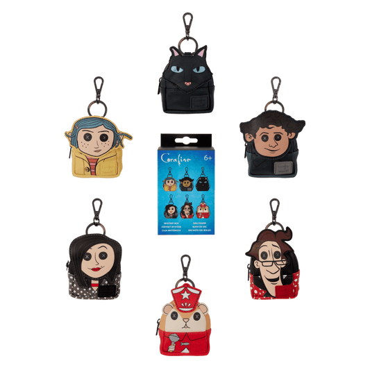 Coraline - Mystery Mini Backpack Keychain Charm Assortment (Display of 15)