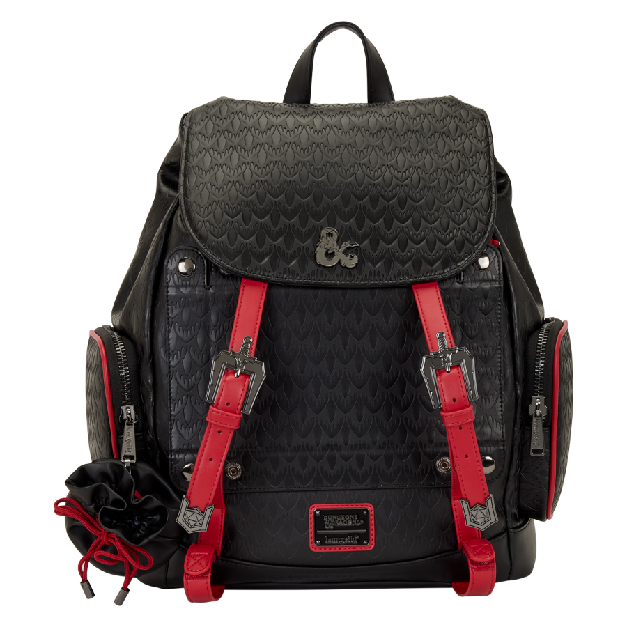 Dungeons & Dragons - Black & Red Full Size Backpack