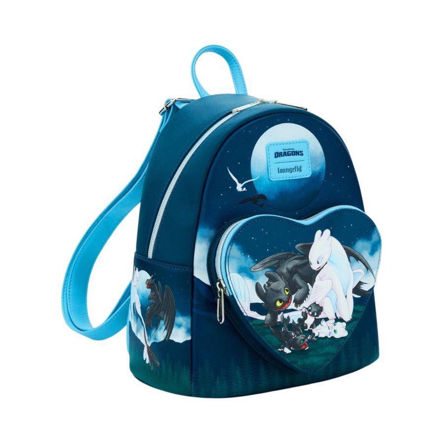 How to Train Your Dragon 3: The Hidden World - Toothless & Light Fury US Exclusive Mini Backpack