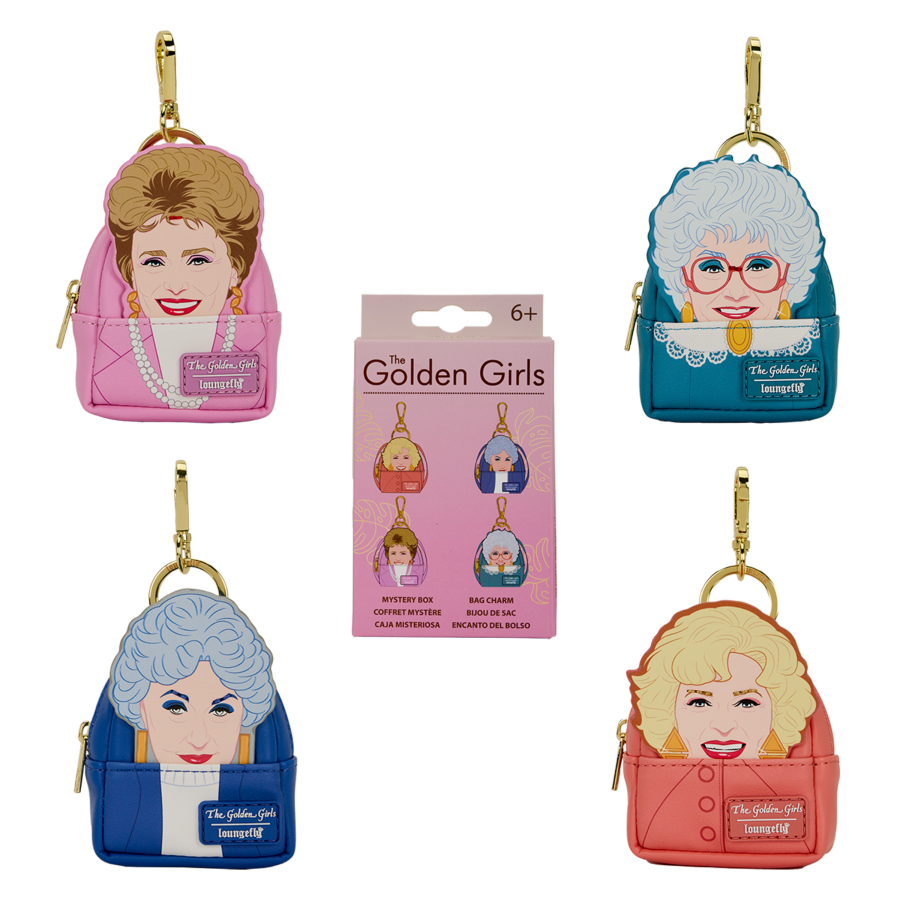 Golden Girls - Mystery Mini Backpack Bag Charms (Display of 15)