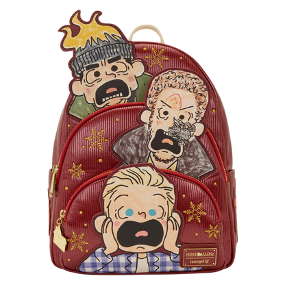 Home Alone - Triple Pocket Mid-Size Backpack