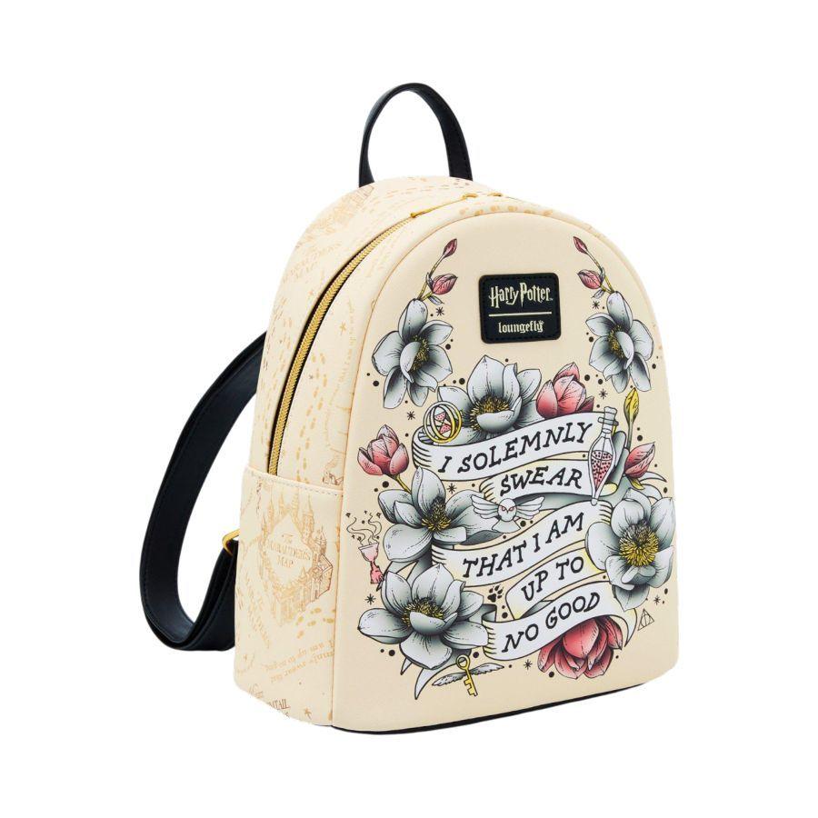 Harry Potter - Marauder's Map Floral US Exclusive Mini Backpack