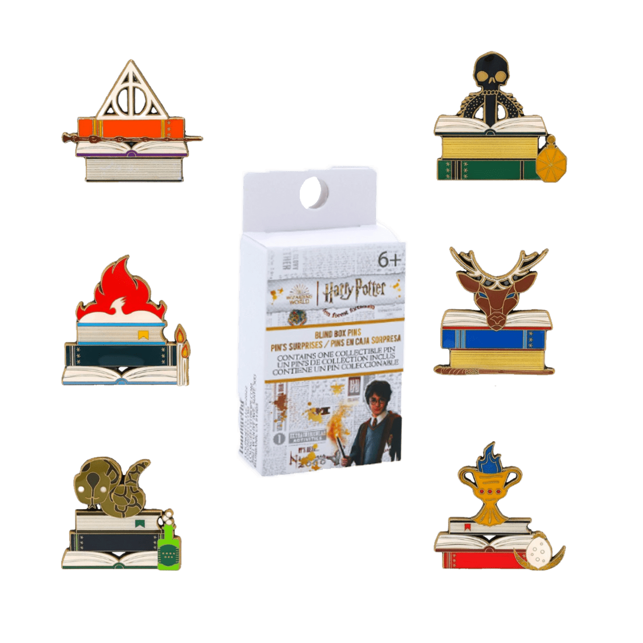 Harry Potter - Book Mystery Pins Blind Box Assortment (Display of 21)