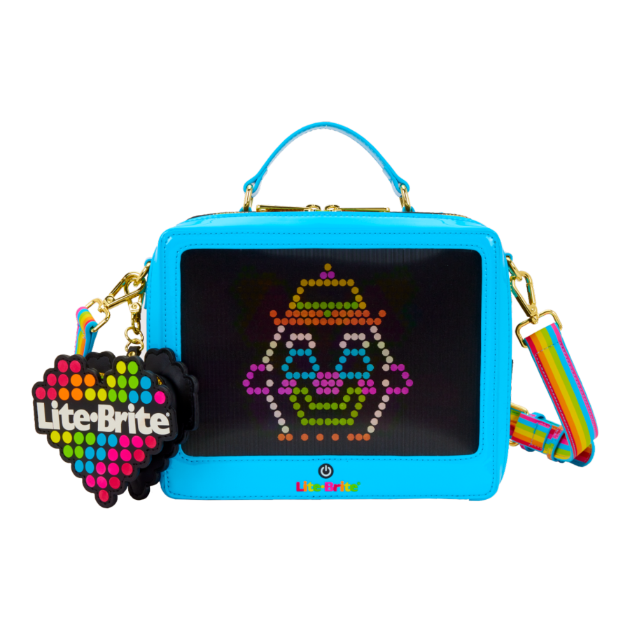 Lite Brite - Lenticular Glow Crossbody Bag with Coin Bag
