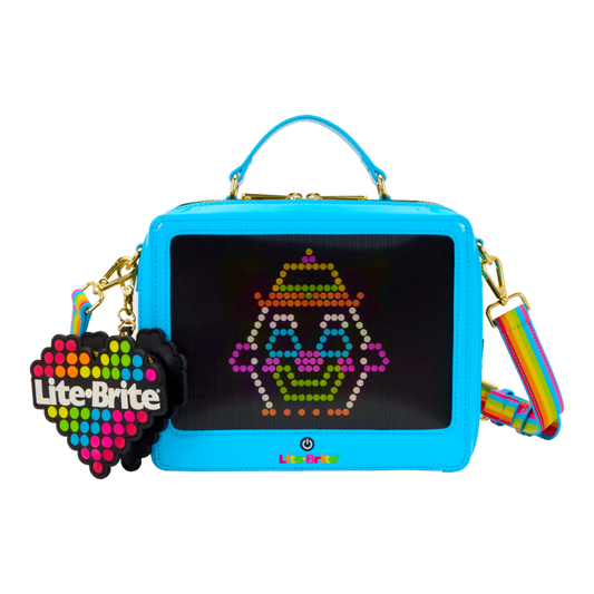 Lite Brite - Lenticular Glow Crossbody Bag with Coin Bag