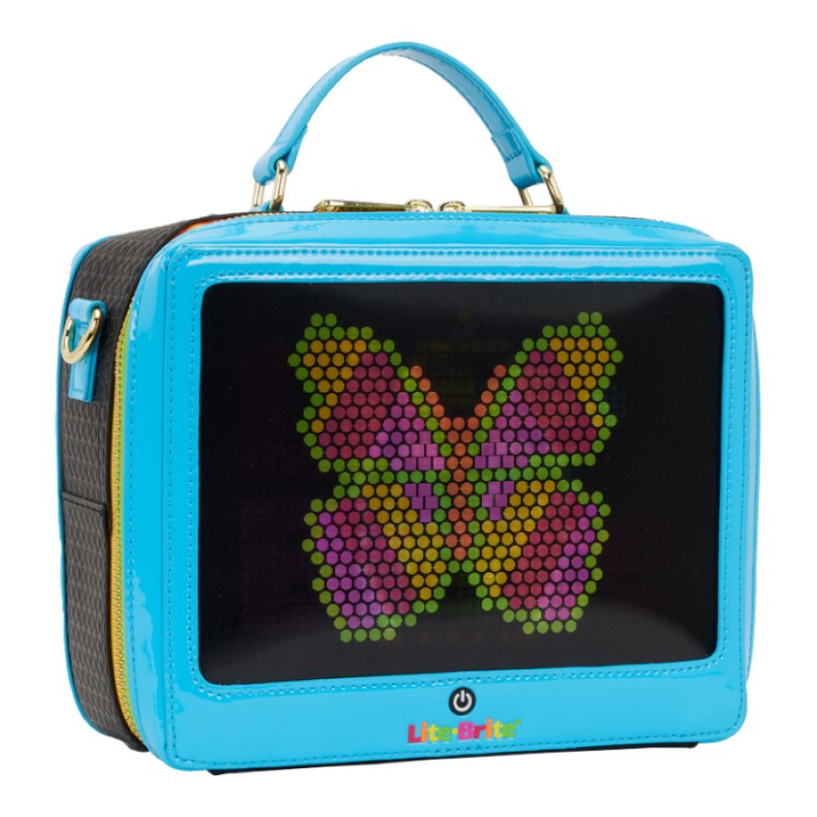 Lite Brite - Lenticular Glow Crossbody Bag with Coin Bag