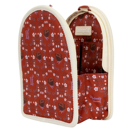 Loungefly - Cream & Red Floral Light-Up Mini Backpack Insert Organizer