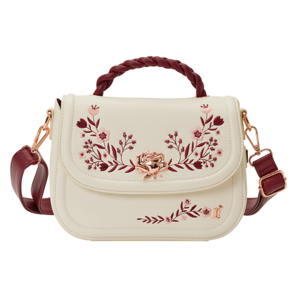 Loungefly - Cream & Red Floral Crossbody Bag
