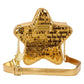 Loungefly - Figural Gold Stars Sequin Crossbody Bag