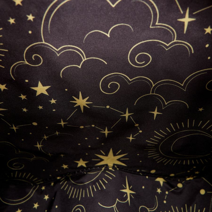 Loungefly - Figural Gold Stars Sequin Crossbody Bag