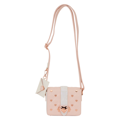 Loungefly - Heart Envelope Crossbody Bag with Bag Charm