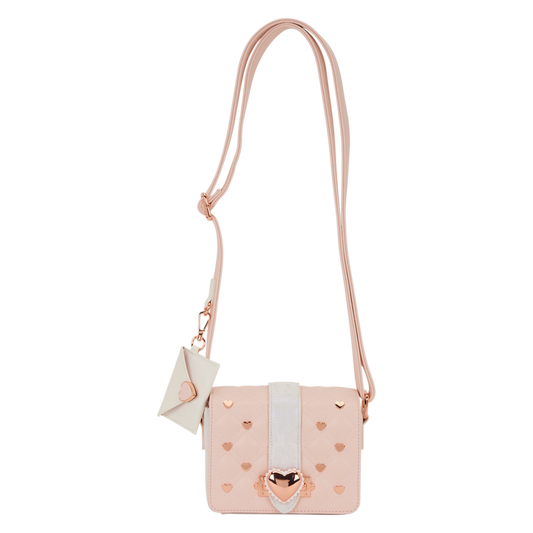 Loungefly - Heart Envelope Crossbody Bag with Bag Charm
