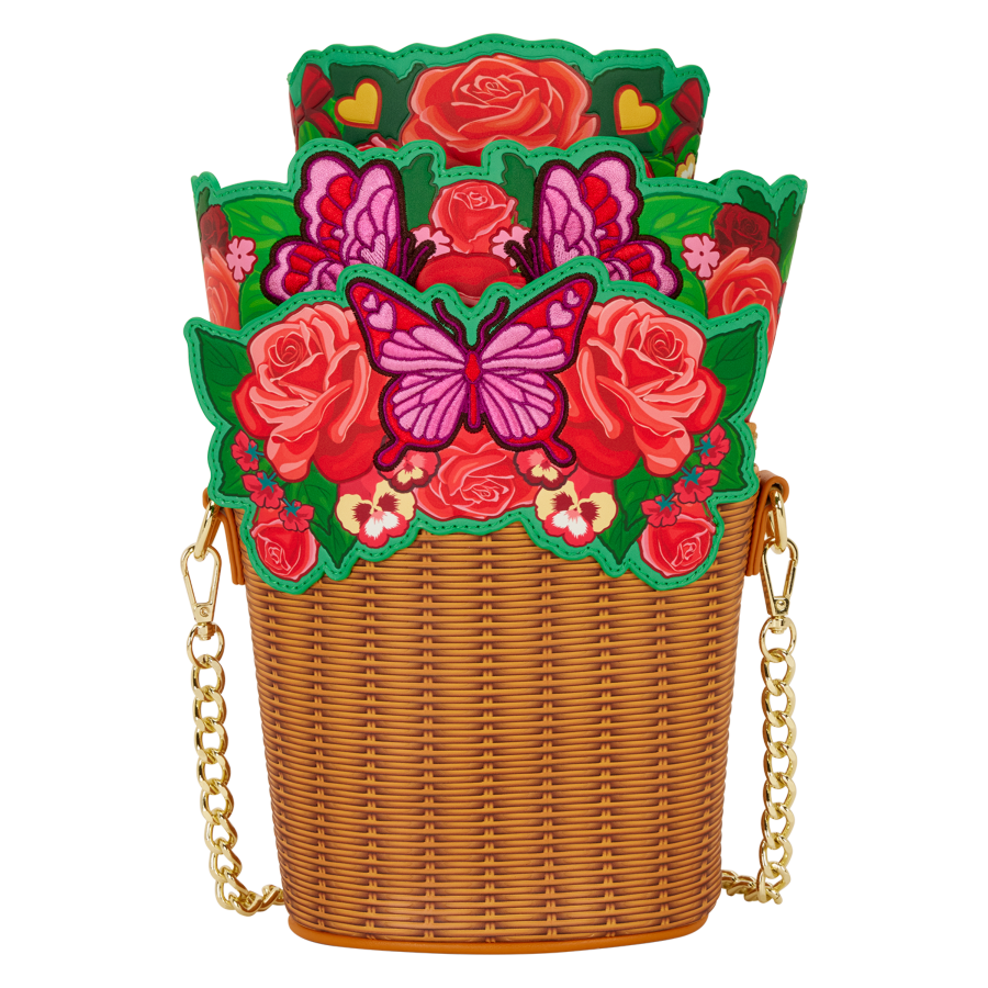 Loungefly - Flower Basket Figural Crossbody Bag