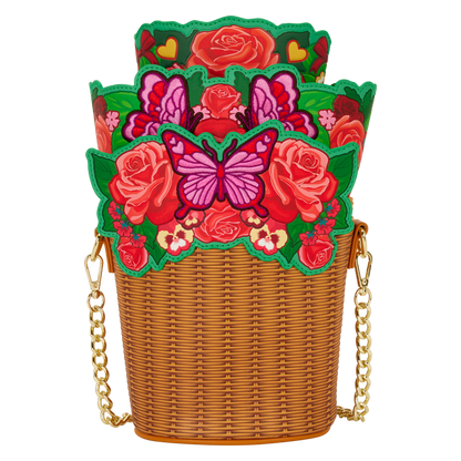 Loungefly - Flower Basket Figural Crossbody Bag