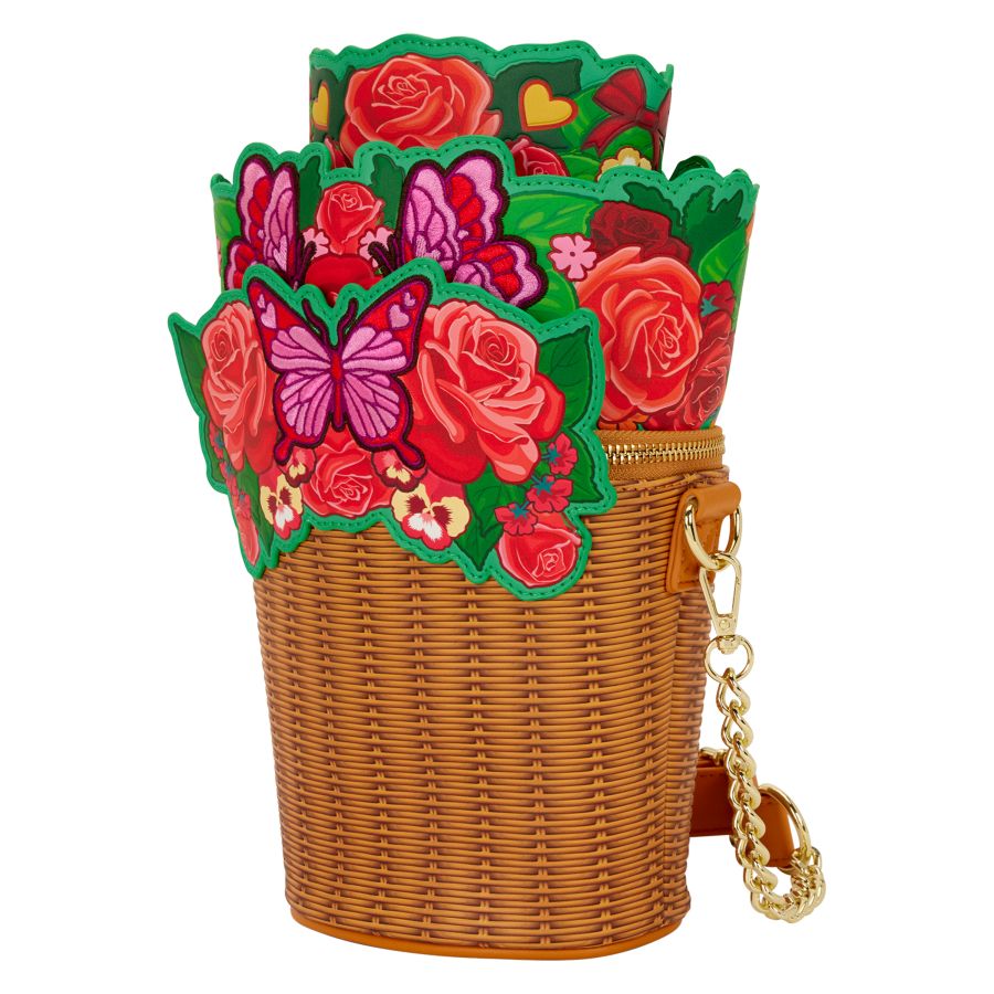 Loungefly - Flower Basket Figural Crossbody Bag