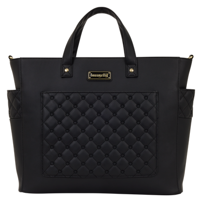 Loungefly - Black Pin Trader Convertible Tote Bag