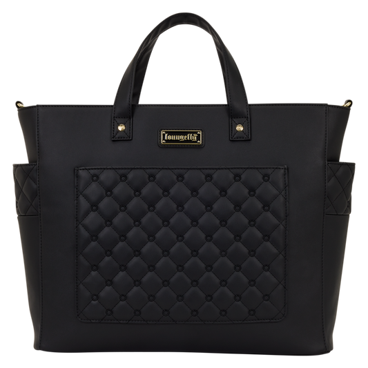 Loungefly - Black Pin Trader Convertible Tote Bag