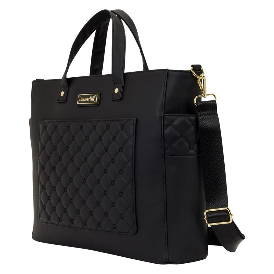 Loungefly - Black Pin Trader Convertible Tote Bag