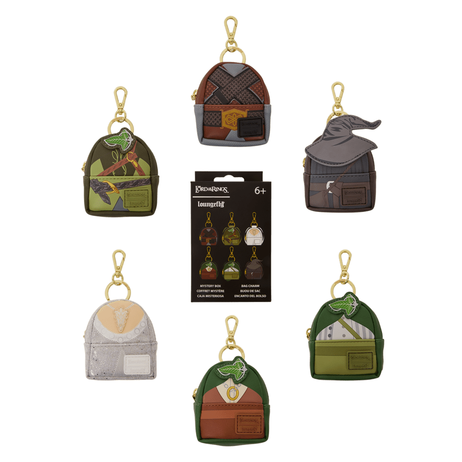 The Lord of the Rings - Characters Mystery Mini Backpack Keychain Charms Assortment (Display of