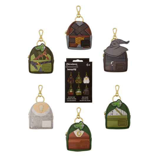The Lord of the Rings - Characters Mystery Mini Backpack Keychain Charms Assortment (Display of